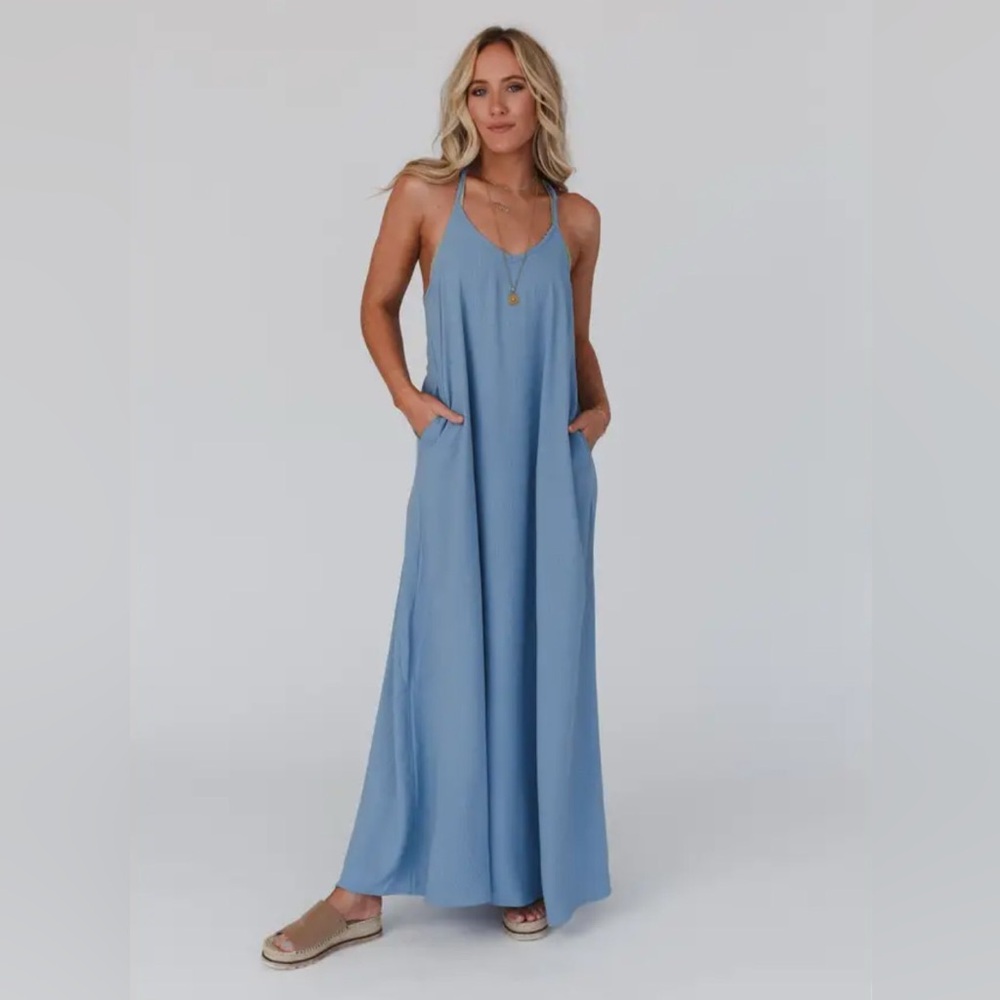 Three Bird Nest | Blue Maxi Dress